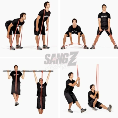 Dây Kháng Lực Gym Yoga Đúc Liền Latex Đàn Hồi Cao #44 - Phục Hồi Chức Năng 44kg