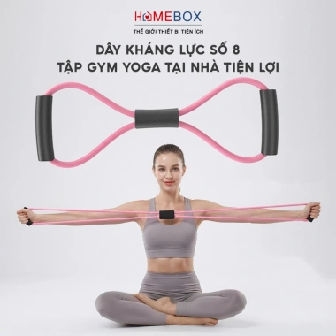 Dây Kháng Lực Hình Số 8 Tập Gym Toàn Thân Săn Chắc Cải Vóc Dáng Giá 19.000 VNĐ