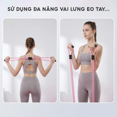 Dây Kháng Lực Hình Số 8 Tập Gym Toàn Thân Săn Chắc Cải Vóc Dáng Giá 19.000 VNĐ