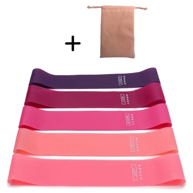 Dây kháng lực mini band đa năng 5 cấp độ - Tập gym, yoga, toàn thân, giá chỉ 12.000đ 2