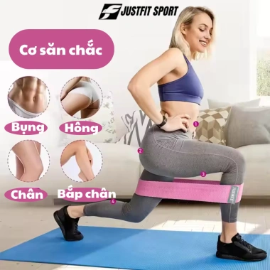 Dây kháng lực Miniband Aolikes JustFit Sport – Đàn hồi tập chân, mông, đùi, gym, bộ đai cho nam nữ, giá 69.000₫