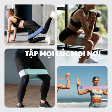 Dây kháng lực Miniband Aolikes JustFit Sport – Đàn hồi tập chân, mông, đùi, gym, bộ đai cho nam nữ, giá 69.000₫