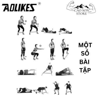 Dây Kháng Lực Miniband Aolikes - Tập Đá Bóng, Mông, Chân Đùi, Giá 26.000₫ 6