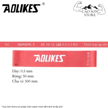 Dây Kháng Lực Miniband Aolikes - Tập Đá Bóng, Mông, Chân Đùi, Giá 26.000₫ 8