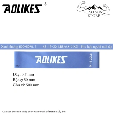 Dây Kháng Lực Miniband Aolikes - Tập Đá Bóng, Mông, Chân Đùi, Giá 26.000₫ 9