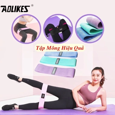 Dây Kháng Lực MiniBand Bộ 3 Tập Mông Aolikes - Tặng Túi Lưới và HDSD - Giá 70.000₫
