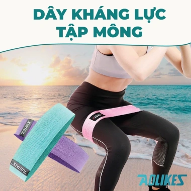 Dây Kháng Lực MiniBand Bộ 3 Tập Mông Aolikes - Tặng Túi Lưới và HDSD - Giá 70.000₫