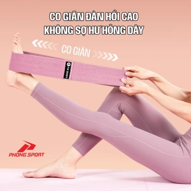 Dây kháng lực miniband Fixbody DKLT09U: Đàn hồi cao cấp, tập chân mông đùi cho nam nữ, giá ưu đãi 48 510₫