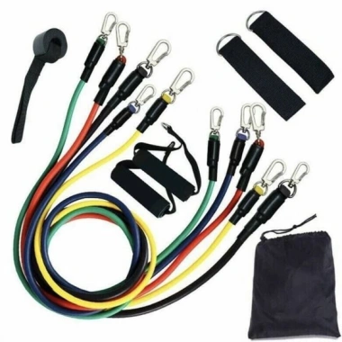 Dây Kháng Lực Ngũ Sắc TUẤN HẠNH SPORT Siêu Bền 5 Dây 7-20kg Đa Năng Tập Gym Toàn Thân Giá 75.000 VND