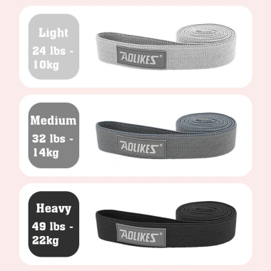 Dây Kháng Lực Powerband Đa Năng Đàn Hồi Aolikes 3.609 - Hỗ Trợ Tập Toàn Thân, 73.500₫ 3