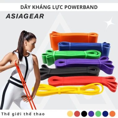 Dây Kháng Lực PowerBand Đa Năng – Dụng Cụ Gym Đàn Hồi Đa Cấp Độ, Tăng Sức Mạnh, Giá 13.230₫