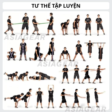 Dây Kháng Lực PowerBand Đa Năng – Dụng Cụ Gym Đàn Hồi Đa Cấp Độ, Tăng Sức Mạnh, Giá 13.230₫