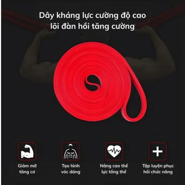 Dây kháng lực POWERBAND - Tập Gym Yoga, tăng cơ giảm mỡ, đủ mức kháng, chỉ 25.000 VND 3 Dây kháng lực POWERBAND - Tập Gym Yoga, tăng cơ giảm mỡ, đủ mức kháng, chỉ 25.000 VND 3