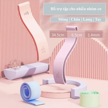 Dây kháng lực silicon nâng cấp cho gym yoga - miniband độ mông đùi 49k giảm giá 2 Dây kháng lực silicon nâng cấp cho gym yoga - miniband độ mông đùi 49k giảm giá 2