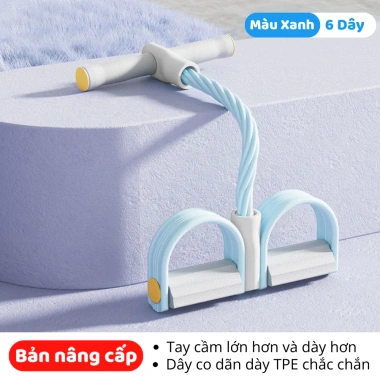 Dây Kháng Lực Tập Bụng 6 Ống Cao Su Tập Tại Nhà Dáng Chuẩn Eo Thon Chỉ 49.000₫ 10