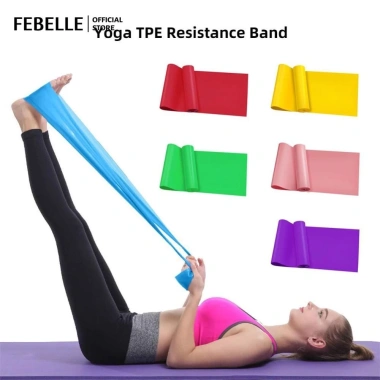Dây kháng lực Yoga đàn hồi đa màu sắc – Tập tại nhà, giảm 20%