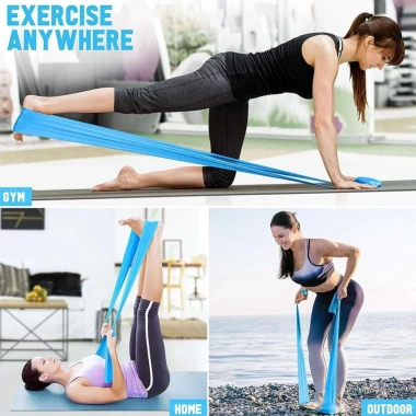 Dây kháng lực Yoga đàn hồi đa màu sắc – Tập tại nhà, giảm 20%