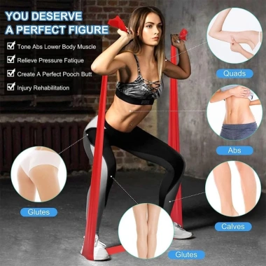 Dây kháng lực Yoga đàn hồi đa màu sắc – Tập tại nhà, giảm 20%