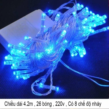 Dây LED Chớp Nhiều Màu 4M - 26 Bóng Trang Trí Noel & Tết 2.025 Giá Ưu Đãi 16.500₫ 10 Dây LED Chớp Nhiều Màu 4M - 26 Bóng Trang Trí Noel & Tết 2.025 Giá Ưu Đãi 16.500₫ 10
