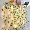 Dây leo giả LED 2m - Trang trí cửa sổ, tường, văn phòng, quán cà phê, chỉ 7.000 VND 5
