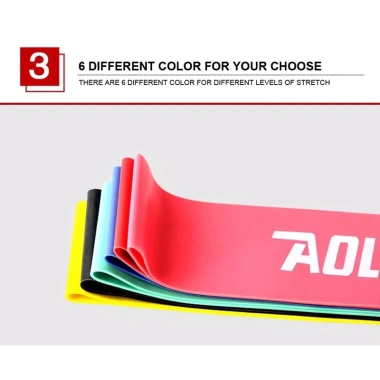 Dây mini band cao su kháng lực Aolikes AL3.601 - Tập chân, mông, đùi, giá chỉ 33k 9