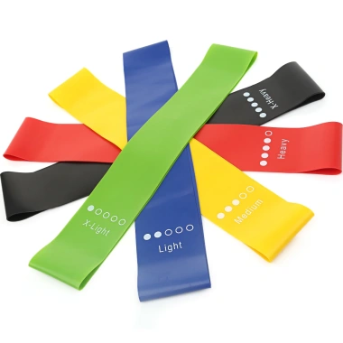 Dây Mini Band Kháng Lực 5 Cấp Độ: Tập Chân Mông Đùi, Cao Su Đàn Hồi Cao Cấp, Giá 57K Dây Mini Band Kháng Lực 5 Cấp Độ: Tập Chân Mông Đùi, Cao Su Đàn Hồi Cao Cấp, Giá 57K