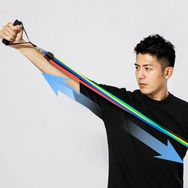 Dây Ngũ Sắc Tập Gym 6.017 Đàn Hồi Kháng Lực Full Body Giảm Giá 17% Tại Nhà