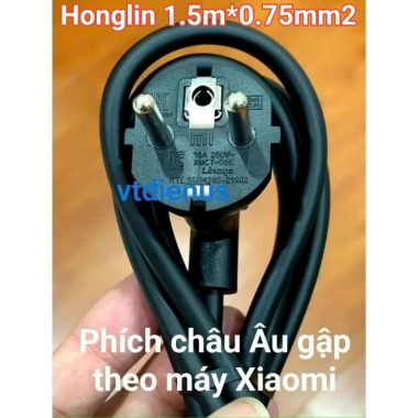 Dây Nguồn AC Mỹ 2 đầu gập, Bộ chuyển đổi NEMA 5-15P sang IEC C13, Cáp dài 18AWG cho PC, PSU, TV - Giá 146.000 VND