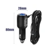 Dây nguồn cam hành trình xe hơi, cáp cắm 2 cổng sạc điện thoại, giá chỉ 35.000₫ 9