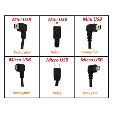 Dây nguồn camera hành trình Mini & Micro USB 3,5m - Giá ưu đãi 35.000đ
