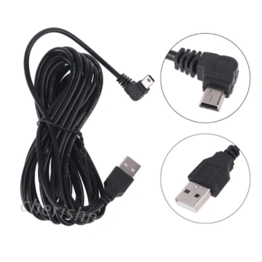 Dây nguồn Mini USB 3.5m cho camera hành trình - Đầu vuông, giá ưu đãi 35.000₫ 4