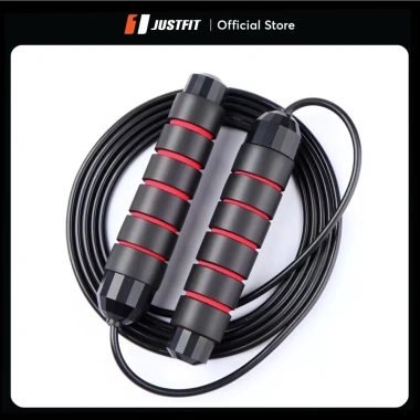 Dây nhảy có tạ JUSTFIT thép cao cấp giảm cân, tập Gym tại nhà - chỉ 41.000₫