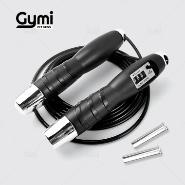 Dây nhảy thể lực đàn hồi kèm tạ, đếm số - Luyện tập thể dục, thể thao tiện lợi tại nhà, giá ưu đãi 65.000 VND 10