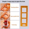 Đáy ổ cắm chuyển đổi COFORDOS 86 loại - Công cụ lỗ mở, bền, chống mài mòn, khuôn mở hộp 6