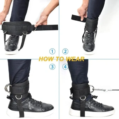 Dây quấn cổ chân móc cáp kickback - Dây kháng lực tập đùi, chân, chỉ 64.200 VND 8