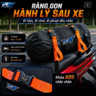 Dây Ràng Balo Phượt ZDK MK03 Đa Năng Buộc Đồ Xe Máy, Dây Poly Khóa Cài An Toàn, Dễ Dùng Cho Mọi Xe - Giá 49.900 VND 3