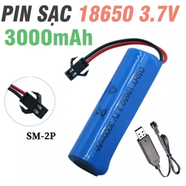 Dây sạc 3.7V cho pin 14.500/18.650 - Dễ dùng cho xe điều khiển từ xa ô tô