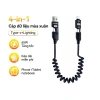 Dây sạc 4 trong 1 ô tô 1.5m, sạc nhanh PD 27W, C-C 65W, copy dữ liệu, giá 25.000₫
