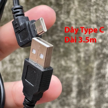 Dây sạc camera hành trình Type C 3.5m - Độ dài chuẩn, cắm nhanh, giá chỉ 35.000₫ 5