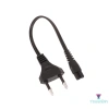 Dây sạc Đen EU 220V AC lỗ kép đa năng cho đèn pin Yosunbin 1.101/1.106/1.108 - Giá 28.200₫