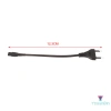 Dây sạc Đen EU 220V AC lỗ kép đa năng cho đèn pin Yosunbin 1.101/1.106/1.108 - Giá 28.200₫ 5