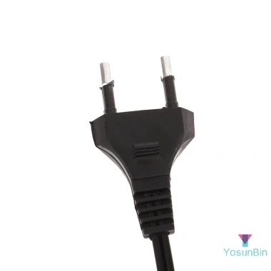 Dây sạc Đen EU 220V AC lỗ kép đa năng cho đèn pin Yosunbin 1.101/1.106/1.108 - Giá 28.200₫