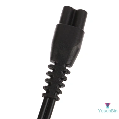 Dây sạc Đen EU 220V AC lỗ kép đa năng cho đèn pin Yosunbin 1.101/1.106/1.108 - Giá 28.200₫