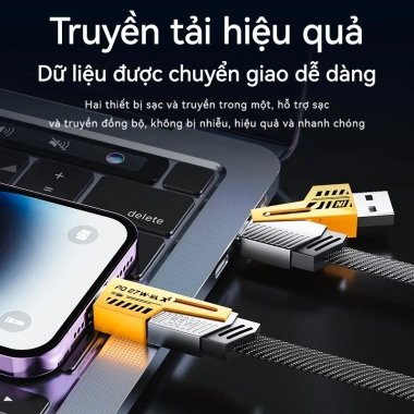 Dây sạc nhanh 4 trong 1 65W 88.490 - Giá 24.999₫, chuẩn cho mọi thiết bị 6