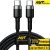 Dây Sạc Nhanh Type C 120W NYT N91 Kim Nhôm Cao Cấp - Tốc Độ PD Đỉnh, Giá 90K