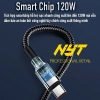 Dây Sạc Nhanh Type C 120W NYT N91 Kim Nhôm Cao Cấp - Tốc Độ PD Đỉnh, Giá 90K 3