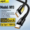 Dây Sạc Nhanh Type C 120W NYT N91 Kim Nhôm Cao Cấp - Tốc Độ PD Đỉnh, Giá 90K 9