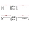 Dây silicon chống bám bẩn iWatch đa kích thước 38-49mm HUSA - Giá chỉ 27.999₫ 4