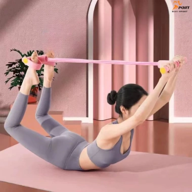 Dây Tập Bụng 4-6 Ống Cao Su Đàn Hồi Kháng Lực – Yoga Tại Nhà, Giảm Mỡ Bụng, Săn Chắc 35k 4