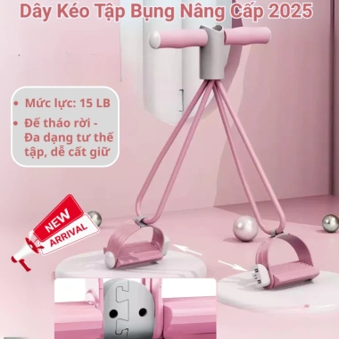 Dây tập bụng DAKEO TOPBODY 4-6 ống cao su đàn hồi, kháng lực mạnh, tập tại nhà - 52.500 VND